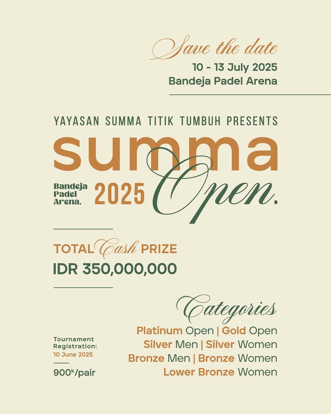 Summa Open 2025 (Bandeja Padel Arena)